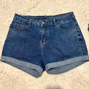 Denim Blue Women's Shorts